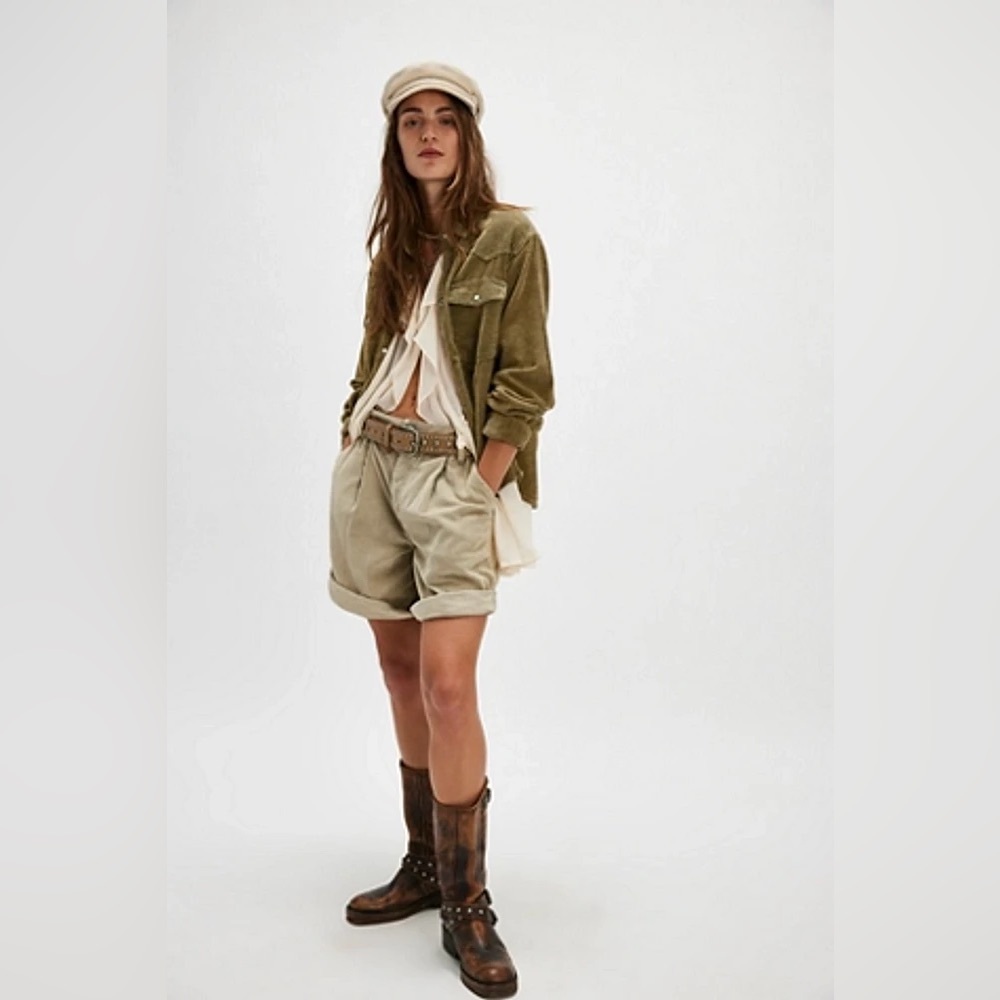 Free People We The Free Hideaway Cord Shirt - Picture 3 of 10